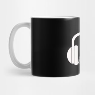 Headphones Playing Music Mug